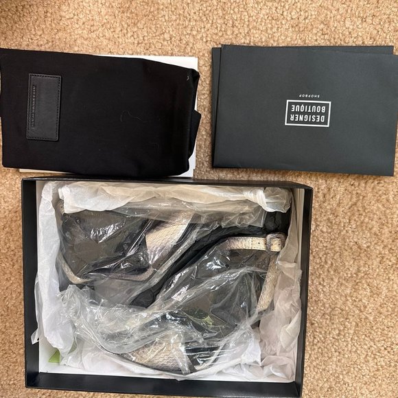 alexander Wang Lovisa Point toe snakeskin  pumps - Picture 3 of 6